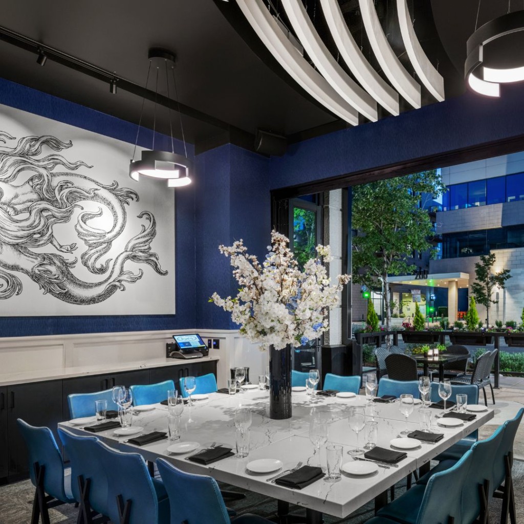 Mermaid's Paradise Private Dining room in Cherry Creek Denver